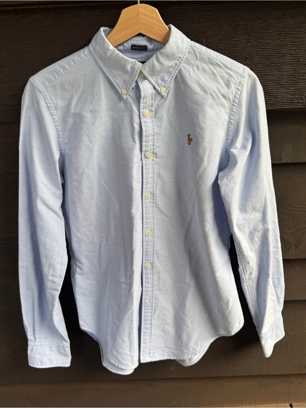 Ralph Lauren Boys Light Blue Button-Down Oxford Shirt